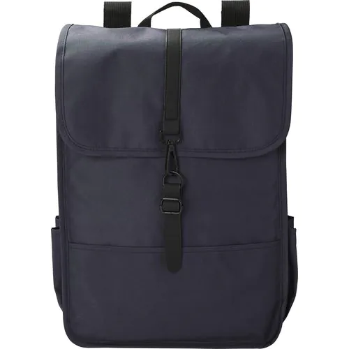 Sac à dos avec rabat en polyester rPET Lyric Sac à dos avec rabat en polyester rPET Lyric