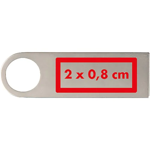 USB-Stick van metaal, 4GB