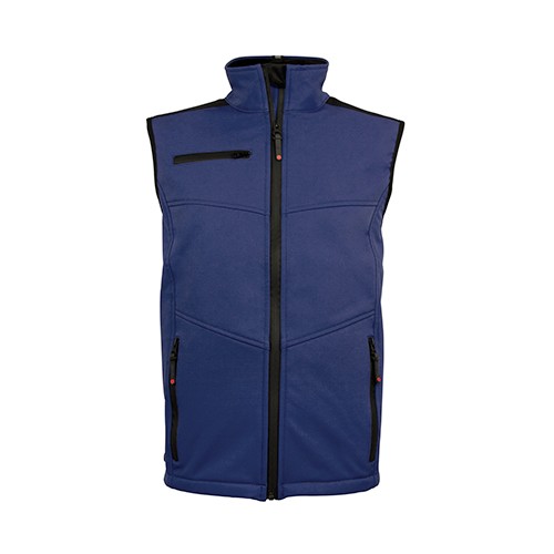 Gilet avec empiècements en oxford anti-abrasion RUTILE Gilet avec empiècements en oxford anti-abrasion RUTILE