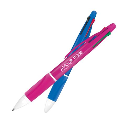 penna a sfera multicolore