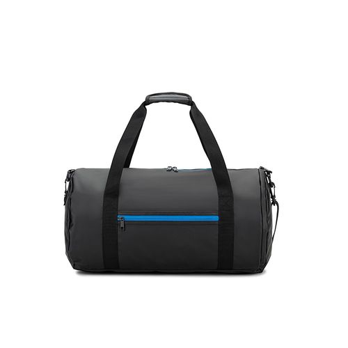 OSASCO SPORT. Sac de sport cylindrique en polyester recyclé haute densité 600D avec compartiment latéral pour les chaussures OSASCO SPORT. Sac de sport cylindrique en polyester recyclé haute densité 600D avec compartiment latéral pour les chaussures