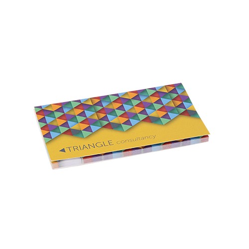 Bloc repositionnable avec couverture 2 en 1, 100 feuilles Bloc repositionnable avec couverture 2 en 1, 100 feuilles