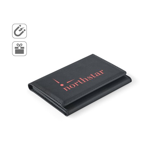 HARALD. High-capacity PU magnetic wallet with RFID blocking