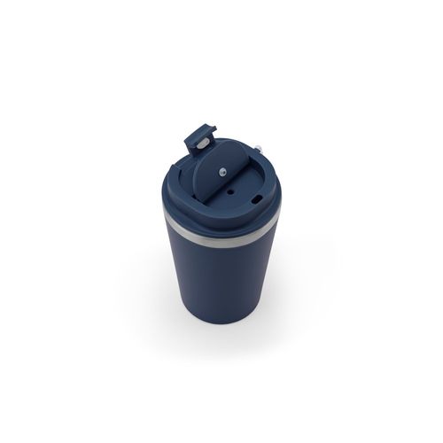 SPITZ. Gobelet de voyage en acier inoxydable (90% rSS) à double paroi et finition mate 460 mL