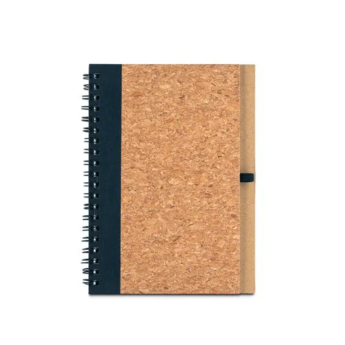 VICENTE. Carnet B6 en liège et polyester recyclé (100% rPET) avec stylo bille VICENTE. Carnet B6 en liège et polyester recyclé (100% rPET) avec stylo bille