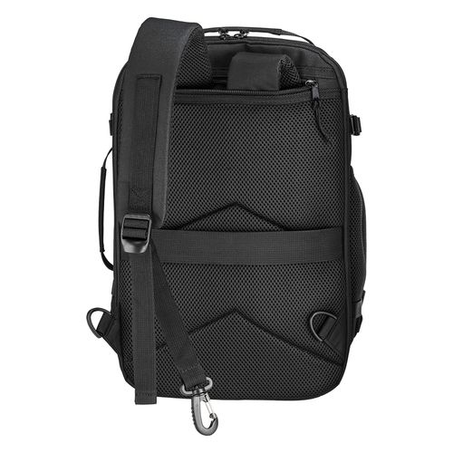 Travel backpack with laptop compartment 15 inch in 600D polyester