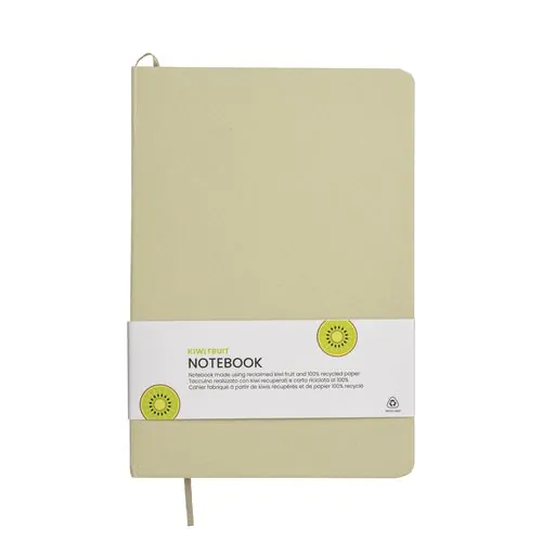 Carnet de notes avec couverture en résidus de fruits et fermeture élastique Carnet de notes avec couverture en résidus de fruits et fermeture élastique