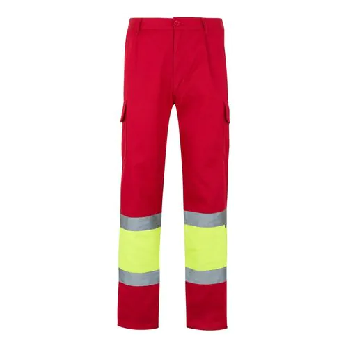VL POSEIDON. Two-tone multi-pocket twill trousers (210g/m²), in cotton (20%) and polyester (80%)