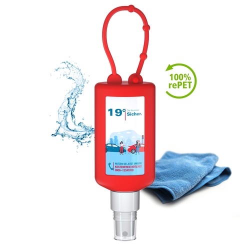 Car Cockpit Cleaner, 50 ml Bumper (red), Body Label