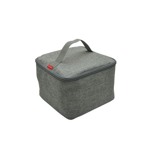 Insulated bento bag 'Sendai', RPET heather grey