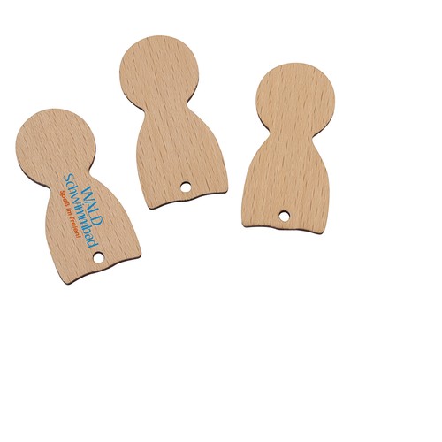 Shopping trolley releaser wood