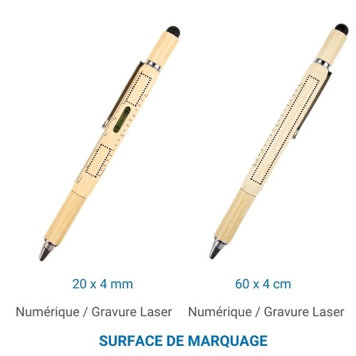 Stylo bille TOOL Bambou Stylo bille TOOL Bambou