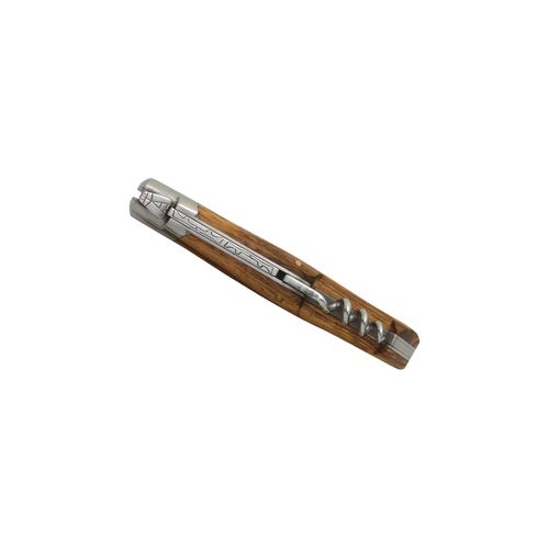 Taschenmesser 'Tradition', 12cm, Korkenzieher, Zebranoholz, (etui)