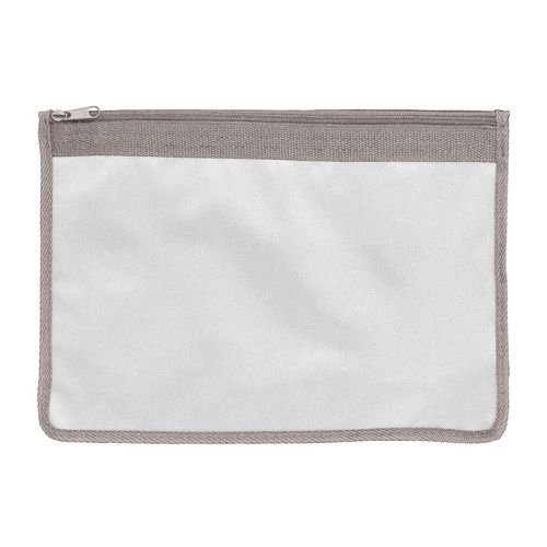 420D polyester brief folder, zip closure