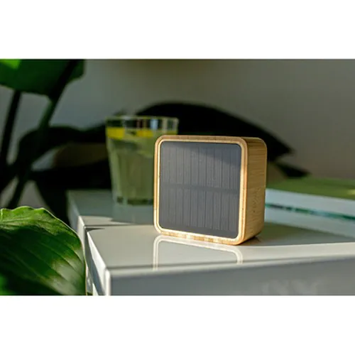Bamboo wireless speaker 3W B'RIGHT, solar panel | Androwe
