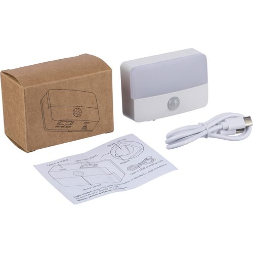 Recycled ABS rechargeable sensor light Ari