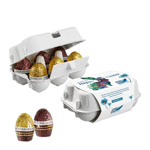 6er Ostereier-Karton mit Ferrero Rocher Eiern 6er Ostereier-Karton mit Ferrero Rocher Eiern