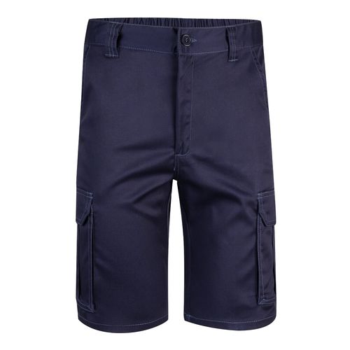 VL HEBE. Bermuda stretch, multipoches (240g/m²), en coton (46%), EME (38%) et polyester (16%)