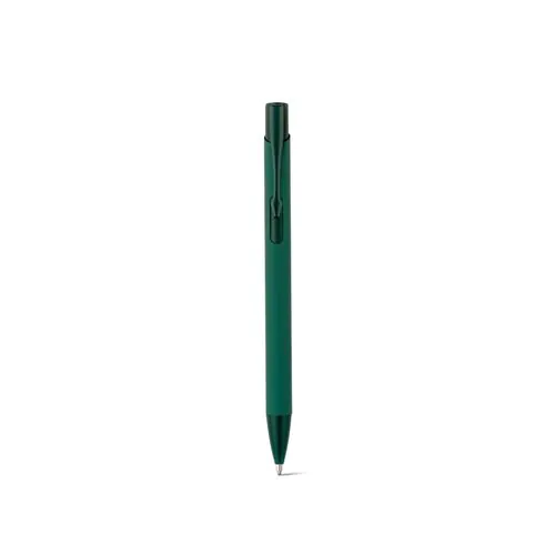 CLINT. Recycled aluminium (100% rAL) ballpoint pen with rubber finish
