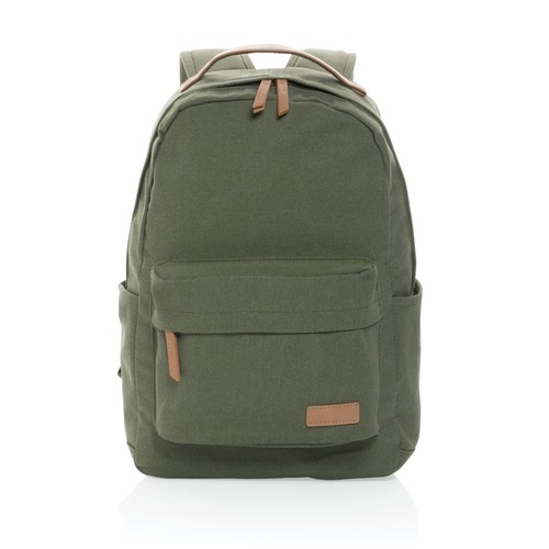 Impact AWARE™ 16 oz. recycled canvas laptop rugzak Impact AWARE™ 16 oz. recycled canvas laptop rugzak