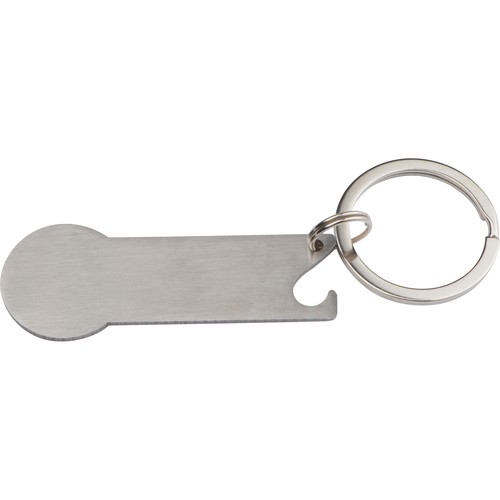 Sleutelhanger met winkelwagenmunt Stickit Sleutelhanger met winkelwagenmunt Stickit