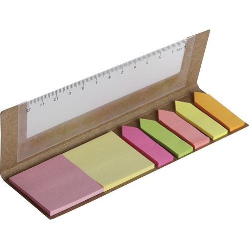 RECYCLED PAPER ADHESIVE BOOKMARKS SET