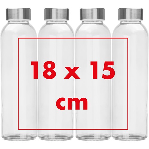 Borraccia colorata con tappo grigio