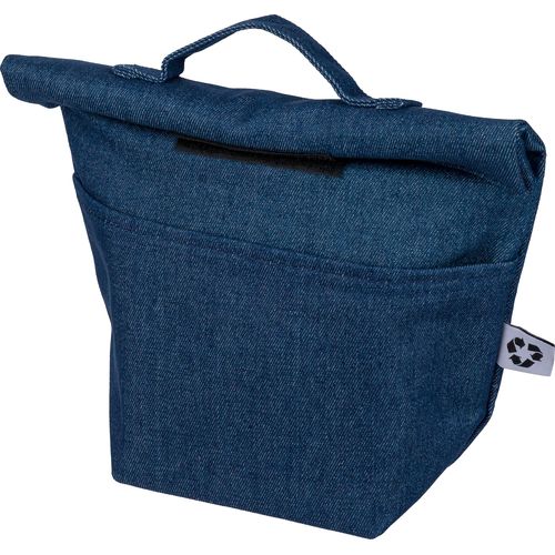 Gerecycled denim roll-top koeltas Mira