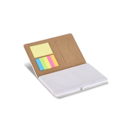 Notizbuch Olmo Hardcover PU A5 mit Haftnotizen