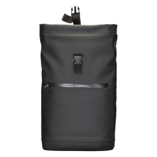 Water-resistant soft PU laptop backpack (15")