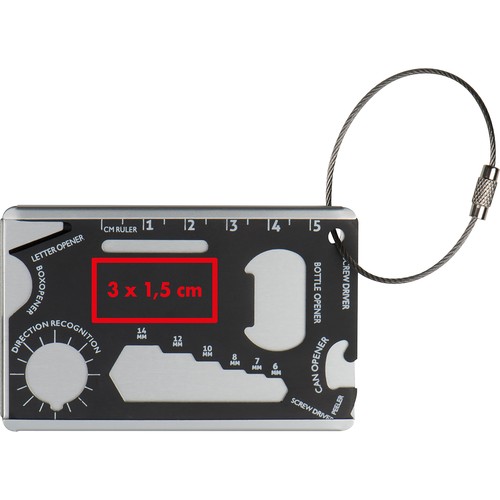 Survival luggage tag Survival luggage tag