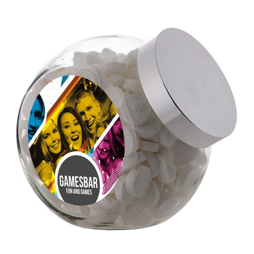 Large glass jar 2 liter