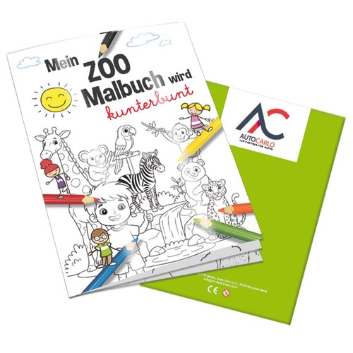 Colouring book / set A6 - Zoo - Colouring book neutral Colouring book / set A6 - Zoo - Colouring book neutral