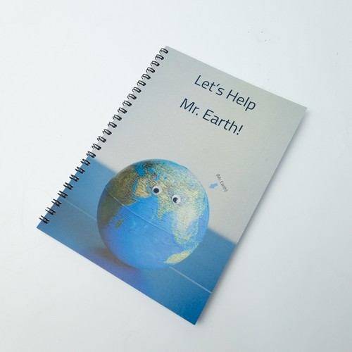A5 SPIRAL BLOCK ON CUSTOMIZABLE RECYCLED PAPER