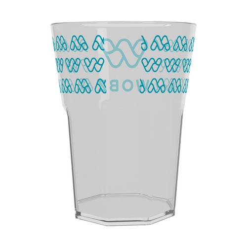 Vaso de mojito fresco personalizado - Serigrafiado en 1 color Vaso de mojito fresco personalizado - Serigrafiado en 1 color