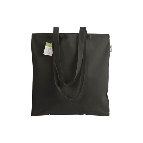 140 g/m2 organic cotton shopping bag, long handles 140 g/m2 organic cotton shopping bag, long handles