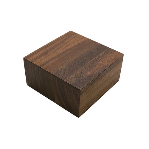 Magnetic wall cube in acacia wood 'Odda'