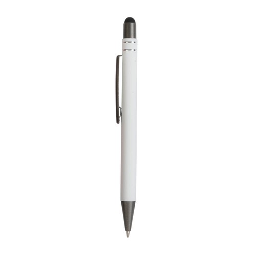 Snap pen with rubberised grip with trim rings with touch screen