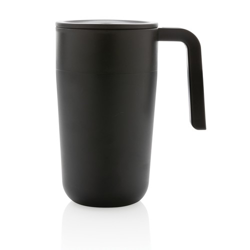 GRS Recycled PP and SS mug with handle GRS Recycled PP and SS mug with handle