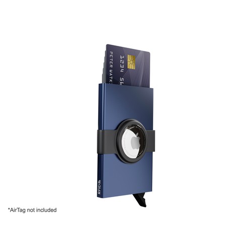 Custodia per carta di credito RFID con supporto per AirTag
