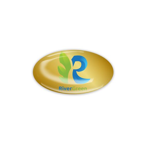 Doming Sticker, Standard glue, Gold matt, 40-45 cm2
