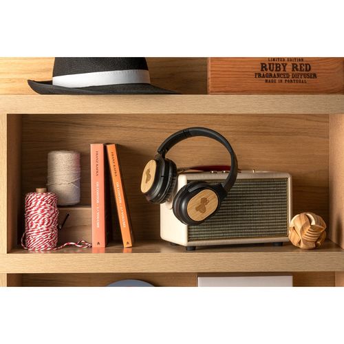 GOULD. Cuffie wireless pieghevoli con durata della batteria di 4 ore in bambù e ABS