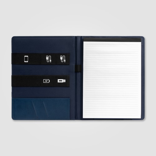 Coastal Threads Repreve Tech Organiser Padfolio - A4 Coastal Threads Repreve Tech Organiser Padfolio - A4