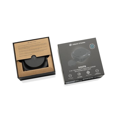 Chargeur 2-en-1 magnétique 15W Urban Vitamin Golet