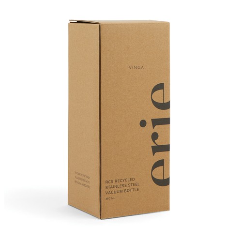 VINGA Erie RCS steel vacuum bottle 450 ML VINGA Erie RCS steel vacuum bottle 450 ML