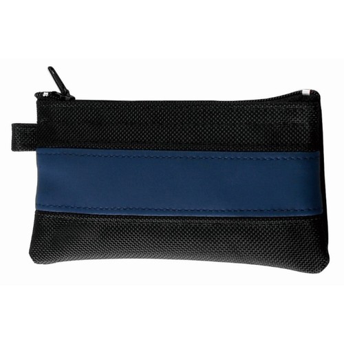 CreativDesign® key bag "ColourLane" black/blue