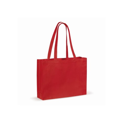 Recycled cotton bag with gusset 140g/m² 49x14x37cm