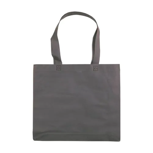 Bolsa de tejido sin tejer termosoldado, asas largas y fuelle Bolsa de tejido sin tejer termosoldado, asas largas y fuelle