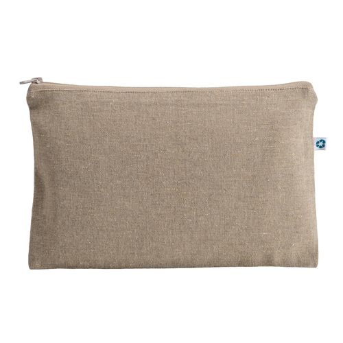 Beauty case en coton recyclé  150 g/m2, avec fermeture éclair