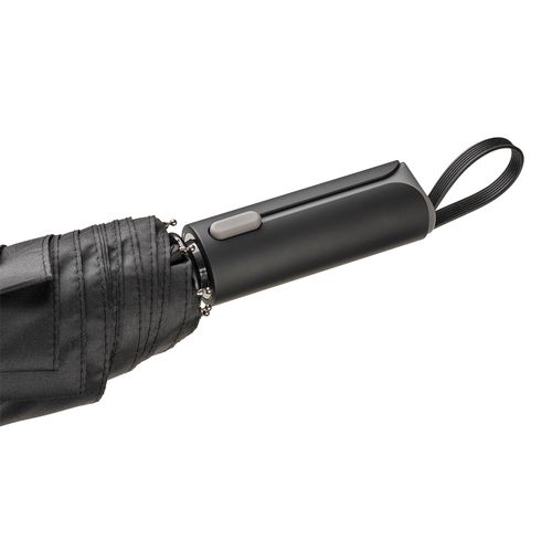 190T polyester folding umbrella with automatic opening, color-matched case